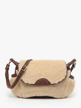 Cross Body Tas Vintage Leder Mila louise Violet vintage 35231TC